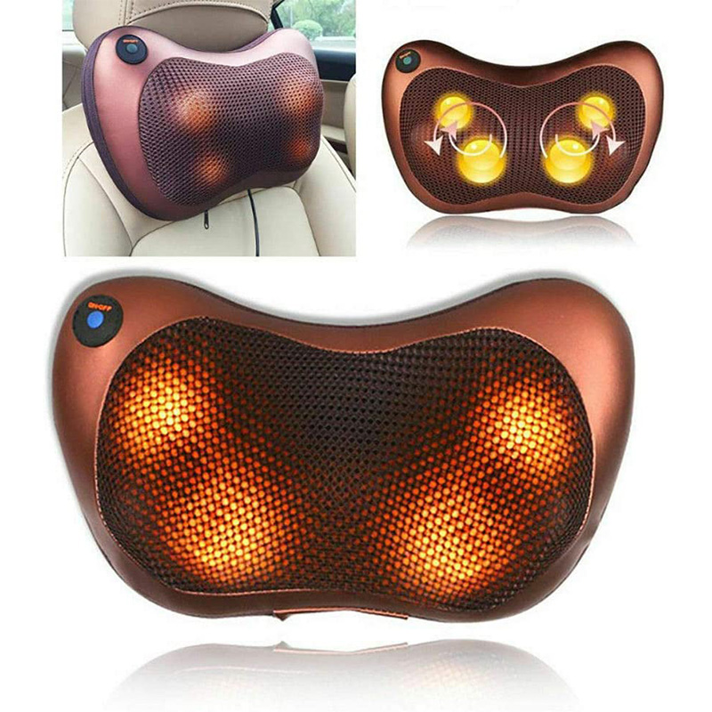 3d massage pillow with infrared soothing heat function