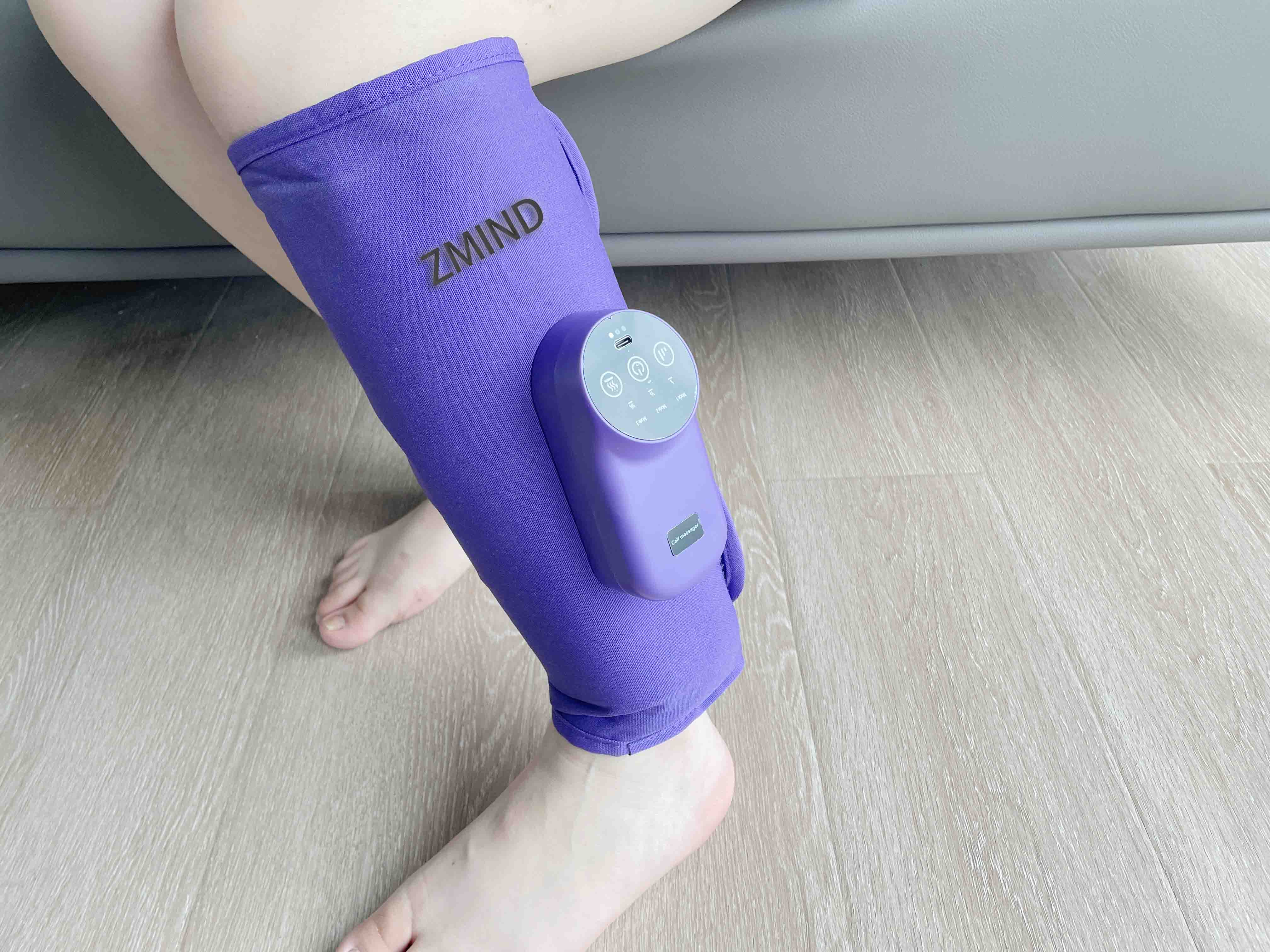 ZMIND F011 shiatsu pressure heating calf leg massager electric calf massager 2 air bags with 3 different air pressure calf massage